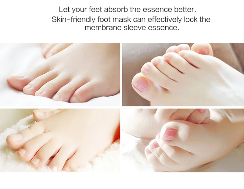 1/2PCS Foot Mask Dead Skin Remover Calluses Exfoliating Peel For Pedicure Socks Nourishing Care TSLM1 | Красота и здоровье