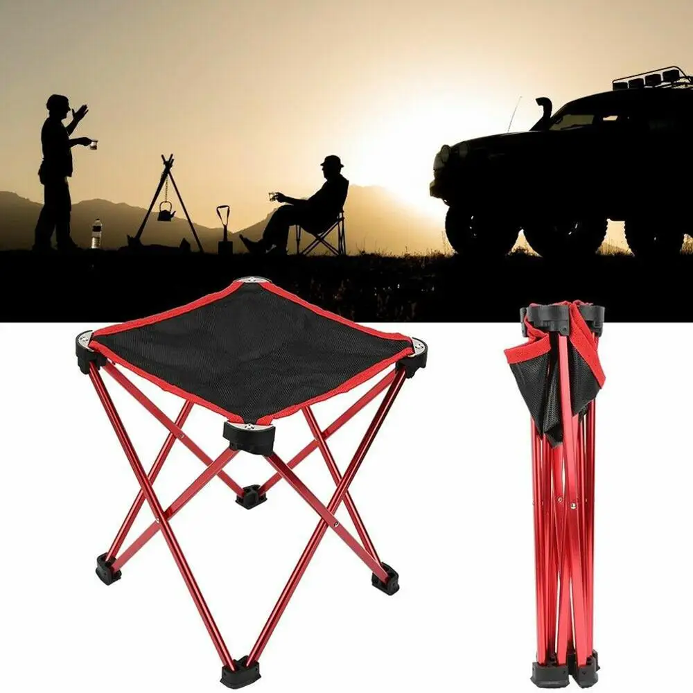 Складной стул для рыбалки и пляжа легкий уличный походный кемпинга портативный