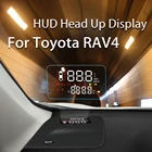 Автомобильный HUD передний дисплей для Toyota RAV4 2013-2017 2018 2019 2020 OBD проектор лобовое стекло