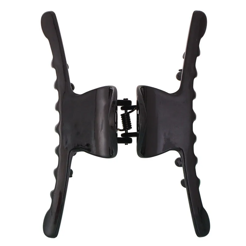 Модные Простые зажимы для волос женщин хорошее качество пластиковый Краб