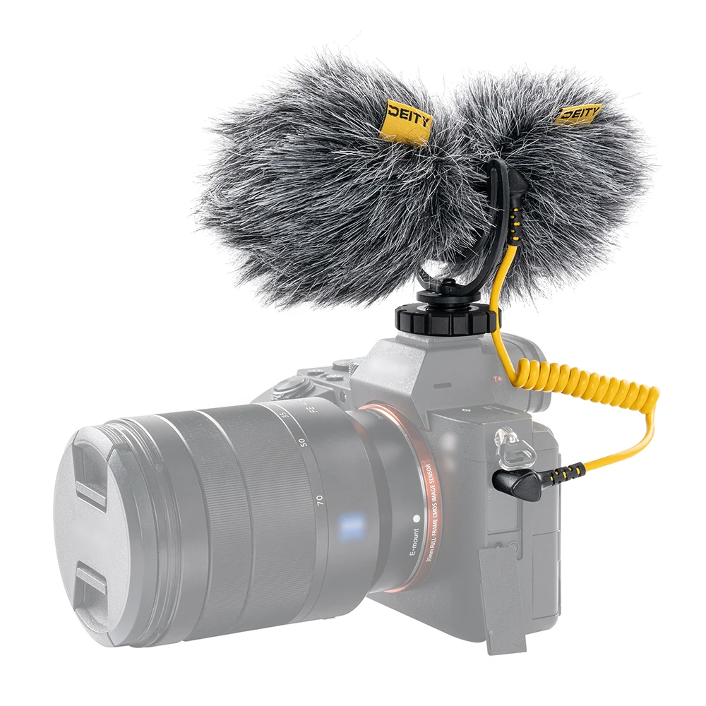 

Deity V-Mic D4 Duo Patented Dual Capsule Microphone Dual Cardioid Aluminum TRS 3.5MM for sony Vlog Video Studio DSLR