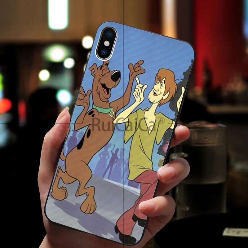 Ruicaica Shaggy and Scooby Doo TPU Soft Silicone Phone Case Cover for iPhone X XS MAX 6 6S 7 7plus 8 8Plus 5 5S XR 11 11pro max |