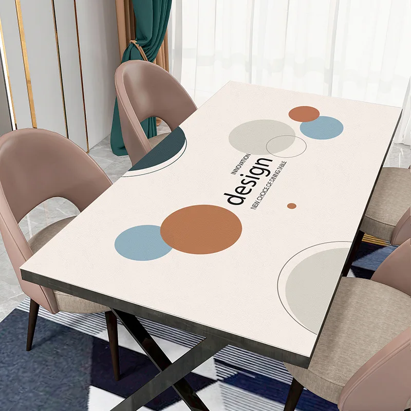 

Tablecloth Manteles Waterproof Kitchen Table Protective Table Cover Oil Proof Soft Cloth Table Cloth Room Decor Aesthetic