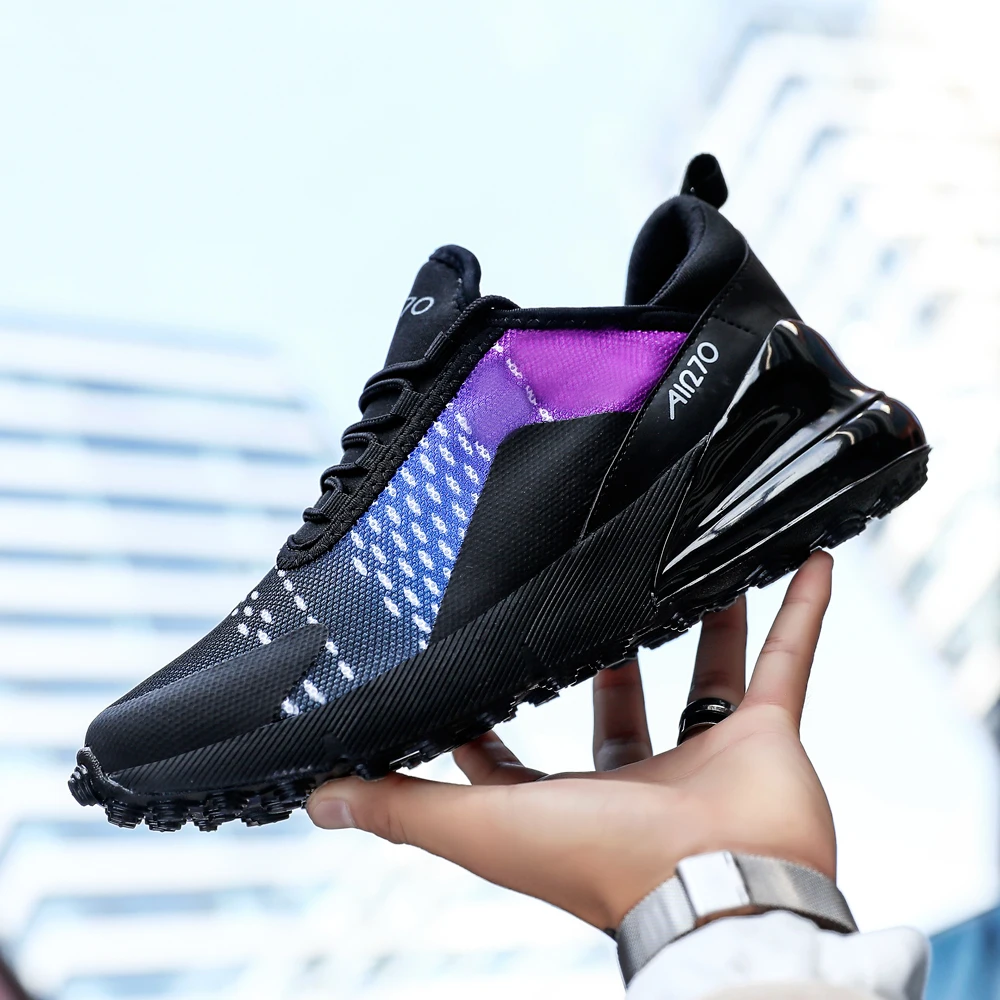 Мужская Новая мода zapatillas mujer уличные кроссовки дышащая женская обувь сетчатые Спортивные Повседневные кроссовки размера плюс 36-47