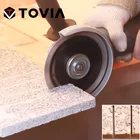 Тонкое алмазное дисковое лезвие для циркулярной пилы TOVIA 115 мм 125 мм, режущий диск для камня, лезвие для резки плитки, подходит для угловых шлифовальных машин