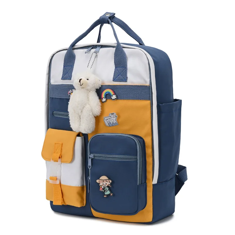 

Kids School Bags for Girls Boys Teenage Primary School Backpack Women Student Bookbag Nylon 2021 School Backpack for Girls