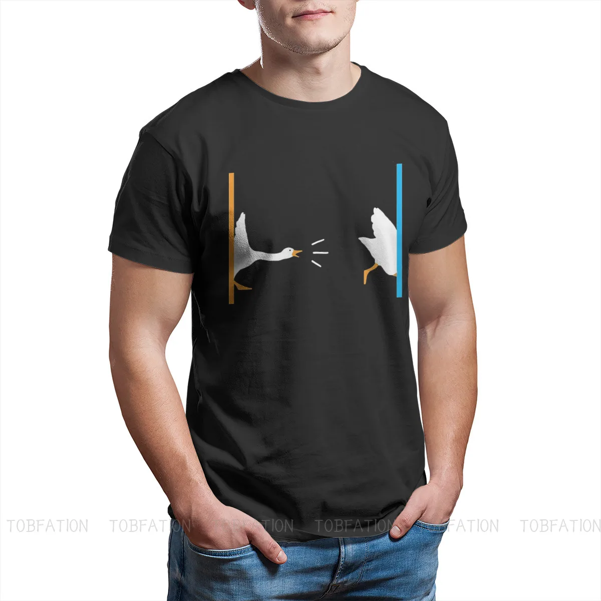 Portal Honk Unique TShirt Untitled Goose Bell Game Internet meme Leisure T Shirt Hot Sale Stuff For Men Women
