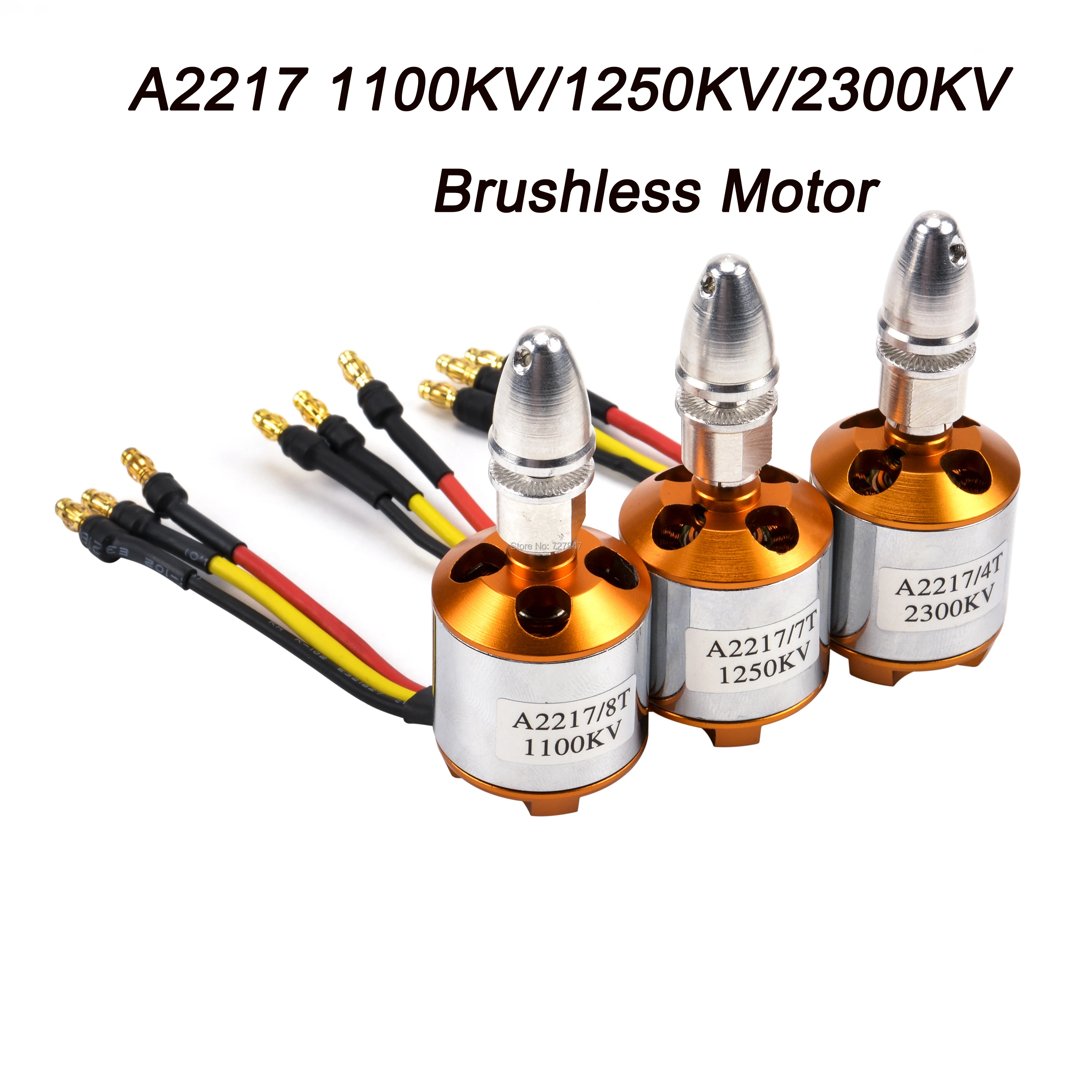Новый Мультикоптер A2217 2217 1100KV 1250KV 2300KV RC бесщеточный мотор с внешним ротором для