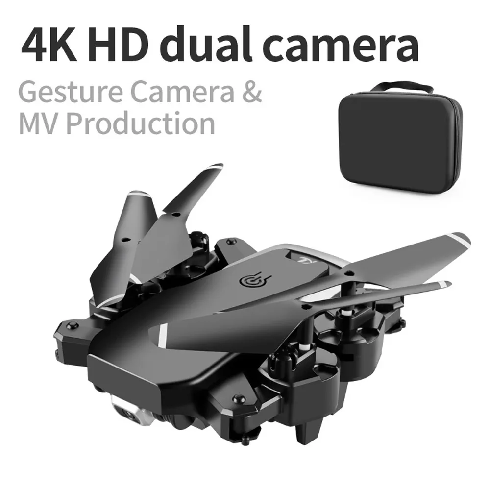 

2021 New S60 RC Drone 4K Profesional HD Camera WIFI FPVHold Mode One Key Return Foldable Arm Quadcopter Dron For Kid Gift #K