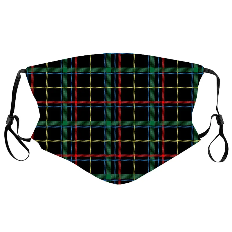 

Adult Mask Tie-dye Gradient Printed Halloween Cosplay Face Masks Masque Mascarilla