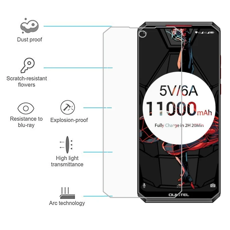 10 шт. ультратонкая защитная пленка на мобильный телефон для Oukitel K13 Pro|Защитные