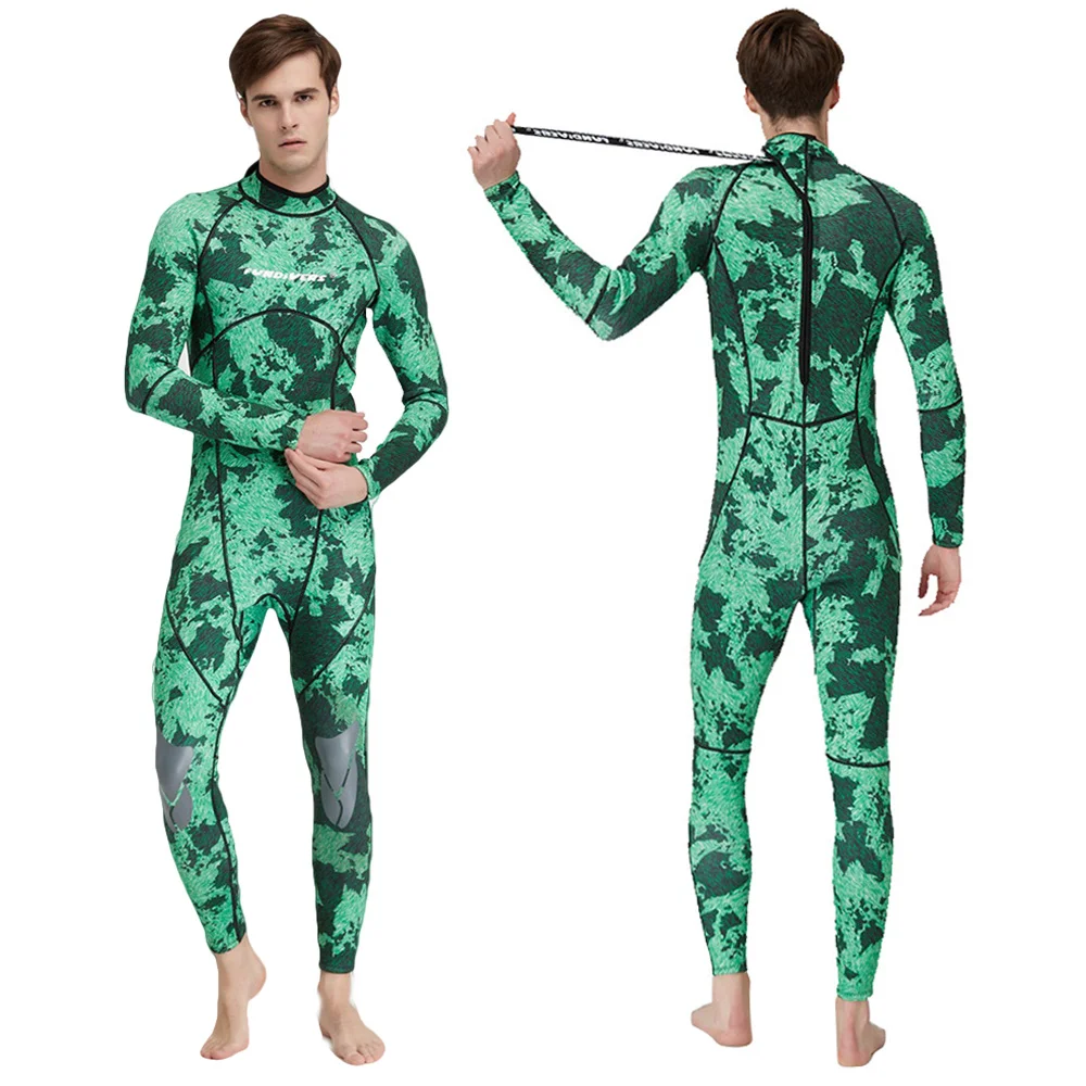

Neoprene Wetsuit 3mm Men Spearfishing Scuba Diving Body Suit Equipment Clothes Surf Hunting Kitesurf Windsurf Underwater Fishing