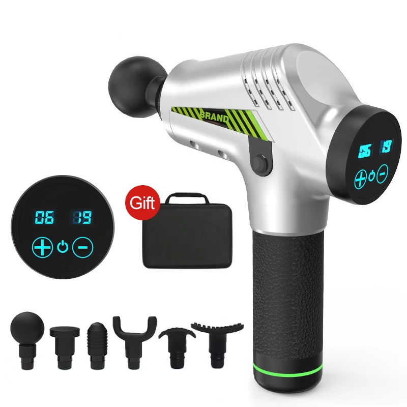 Массажный пистолет глубокий тканевый Массажер для мышц облегчение боли