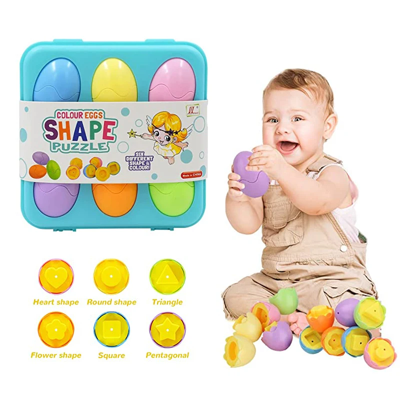 

Математическая игрушка Монтессори в форме разноцветного яйца, обучающие игрушки для мальчиков и девочек, сортировочные игрушки, подарок дл...