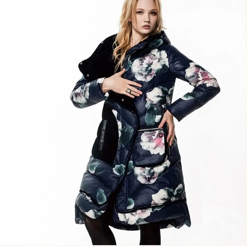 Модный бренд CLJ новый дизайнерский Свободный Повседневный вельветовый пуховик с