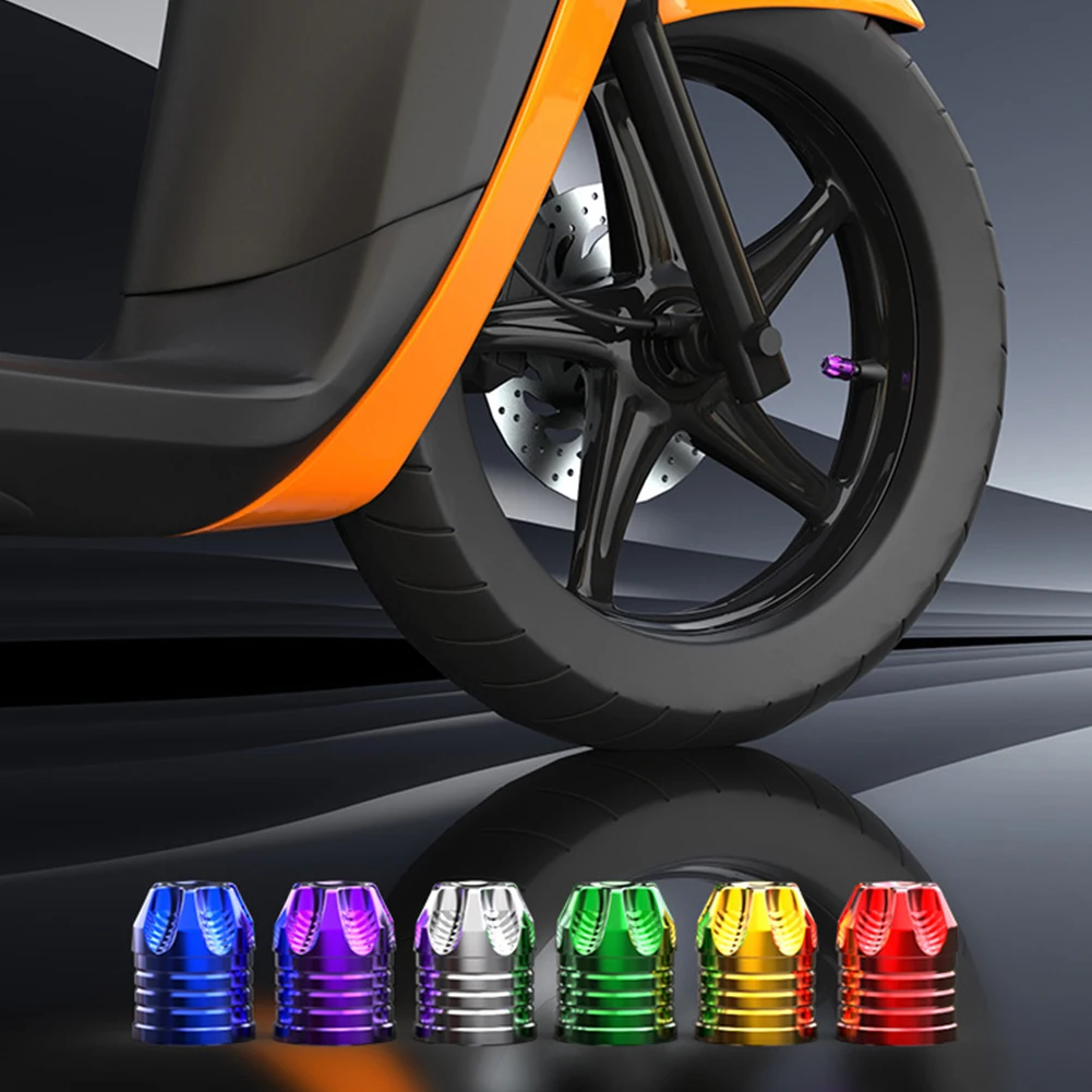 

2 шт красочные Алюминий шток клапана шины автомобиля Кепки s колпачки против пыли Кепки s грузовик Байк колеса вентиля покрышек легковых авт...