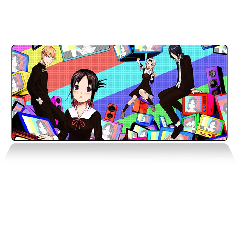 1 шт. коврик для мыши Kaguya sama: Love Is War Cartoon Fujiwara Chika с принтом игровой клавиатуры