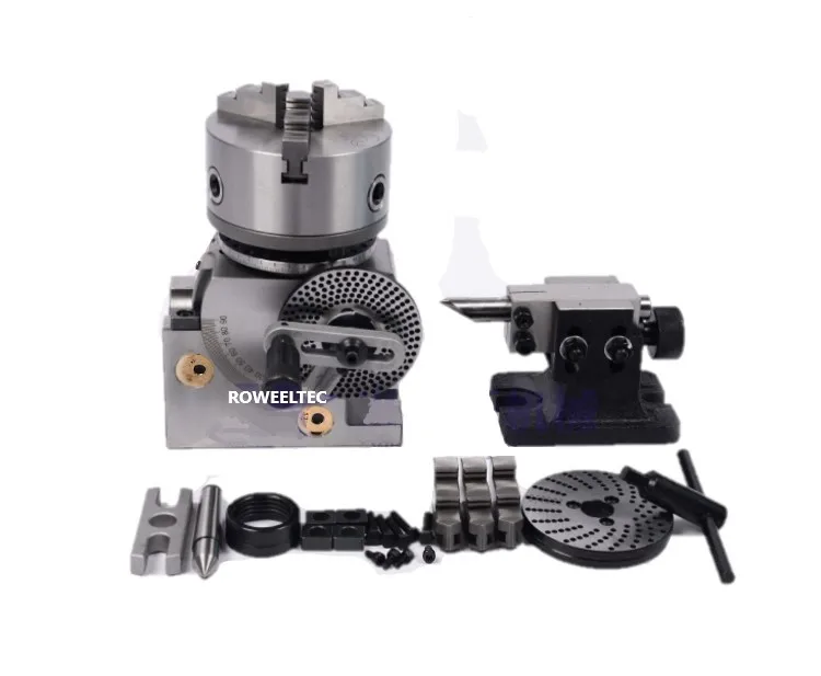 Полууниверсальная БЫСТРОРАЗЪЕМНАЯ индексирующая головка с хвостовым стержнем