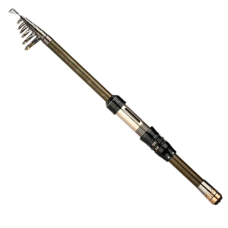 

Carbon Fiber Telescopic Fishing Rod Portable Spinning Fishing Rod Pole Travel Sea Boat Rock Fishing Rod Spinning Fishing Pole