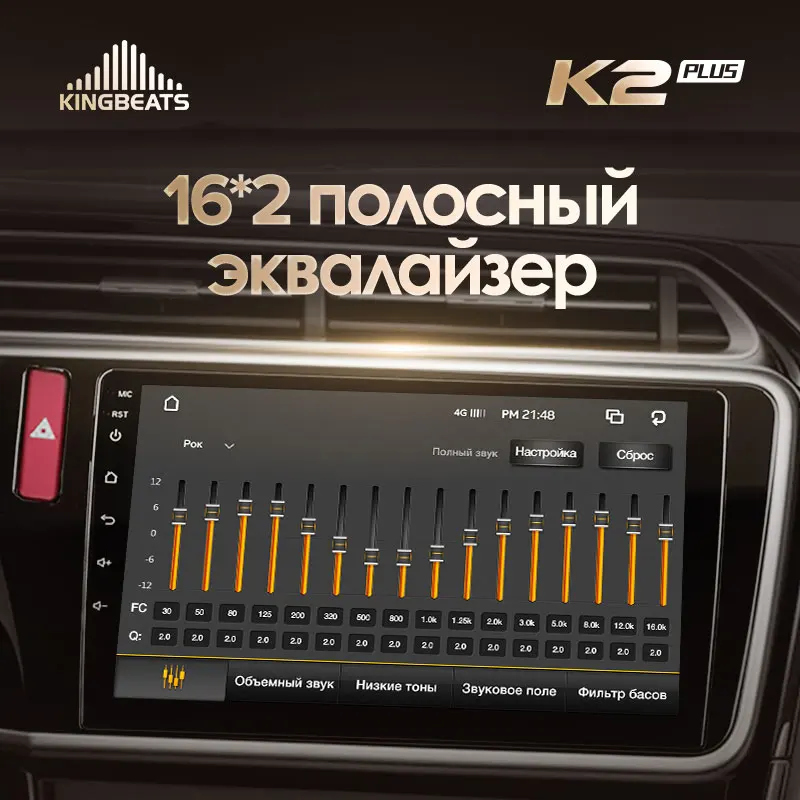 KingBeats штатное головное устройство For Honda City 2014 2017 GPS Android 10 автомагнитола на андроид