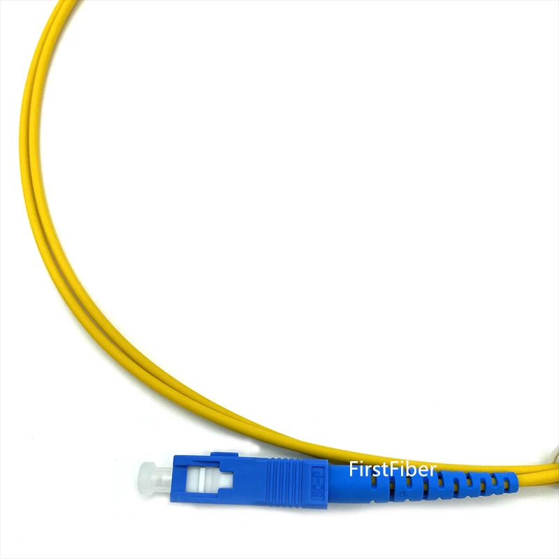 FirstFiber 10PCS 1m 2m 3m SC APC to SC UPC  Fiber Patch Cable G657A, Jumper, Patch Cord Simplex 2.0mm  SM 5m 10m