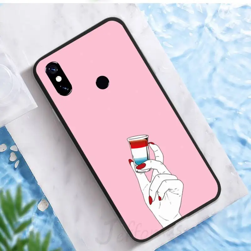 

Phone Case For Xiaomi Redmi note 7 8 9 pro 8T 9A 9S Mi Note 10 Lite pro finger