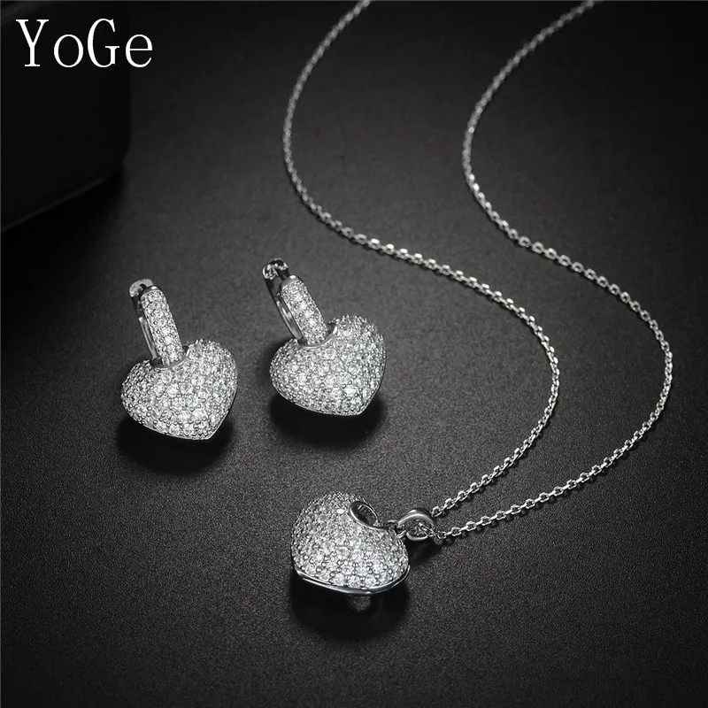 Ювелирные изделия YoGe для свадьбы и вечеринки модные маленькие серьги кольца в
