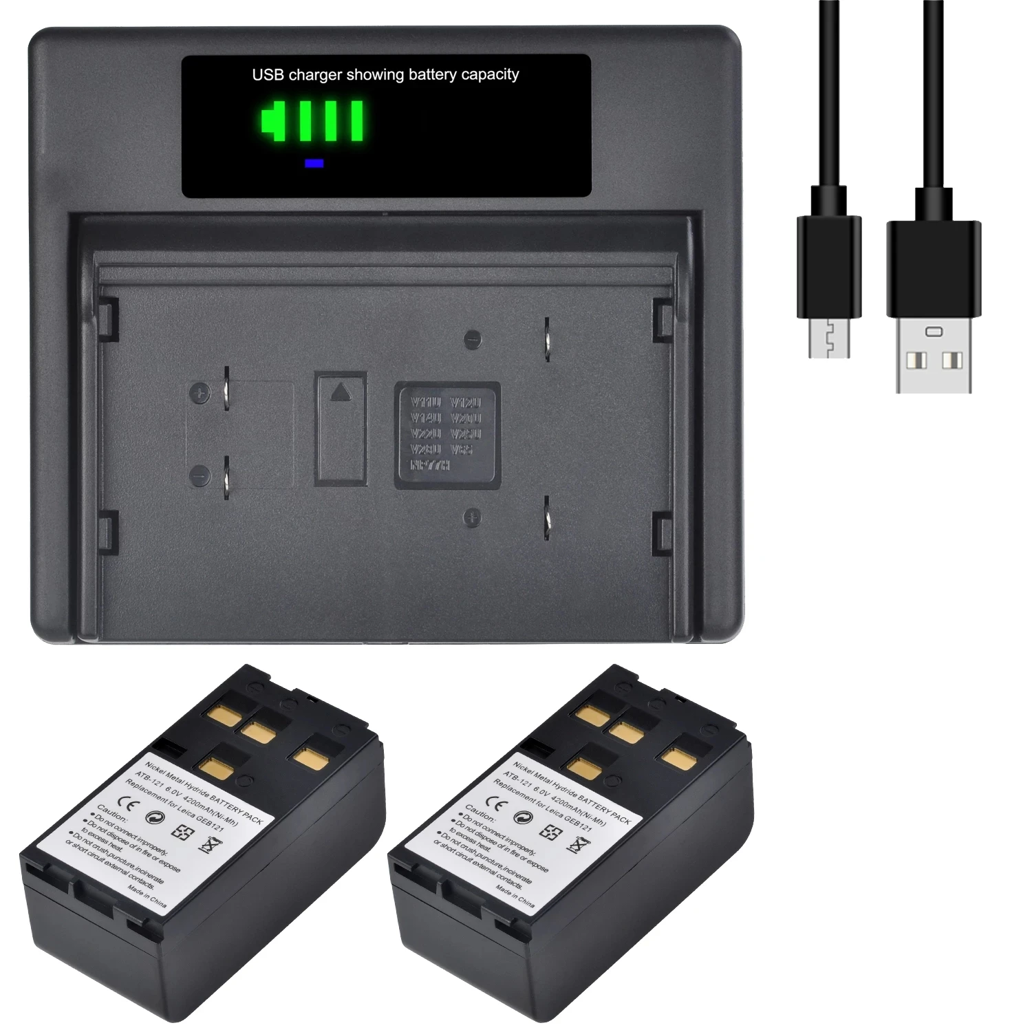 

4200mAh GEB121 Battery For Leica GEB111 GEB122 GS50 DNA03 TC407 TCR805 SR530 TCR407 DNA10 TC805 TC405 Measuring Equipment