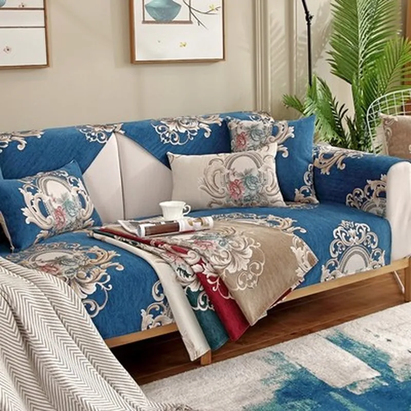 Шенилле чехлы для диванов подушки моющиеся съемные диванные полотенца