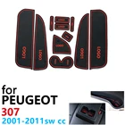 Противоскользящий резиновый коврик для подстаканника Peugeot 307, 307SW, 307CC, хэтчбек, седан 2001  2011, аксессуары, коврик для телефона