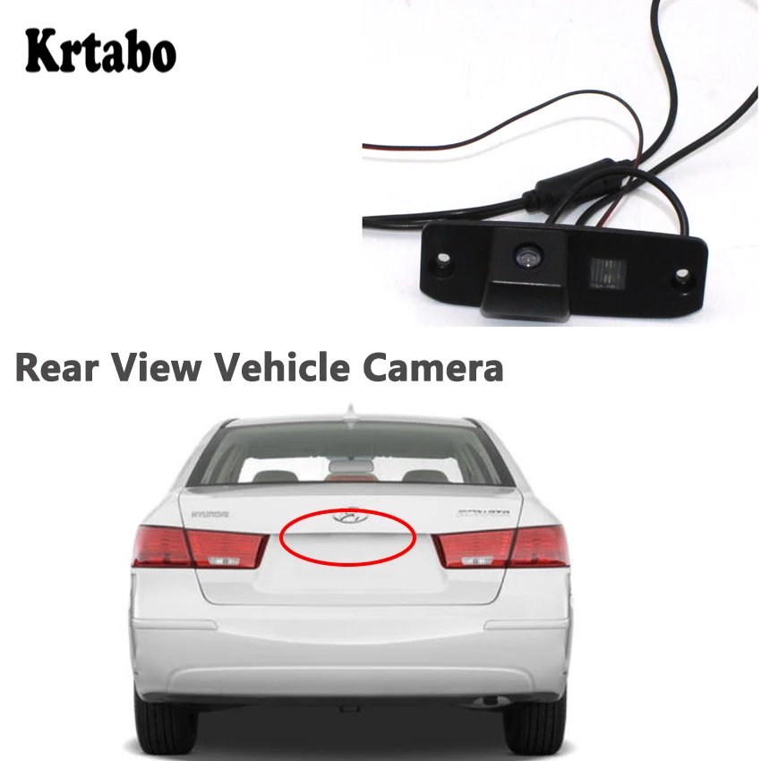 Для hyundai Sonata 2004 2005 2006 2007 2008 20092010 Водонепроницаемая full hd Ночная камера заднего