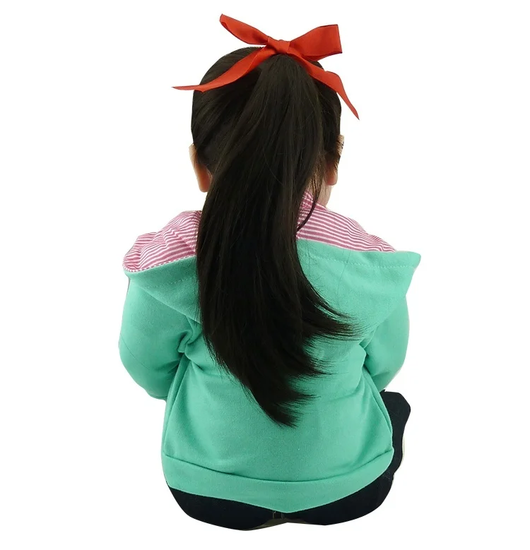 

Lucy Bebes Reborn Doll 47CM Silicone Doll Girl Reborn Baby Doll Toy Lifelike Newborn Princess Victoria Bonecas Menina For Kids