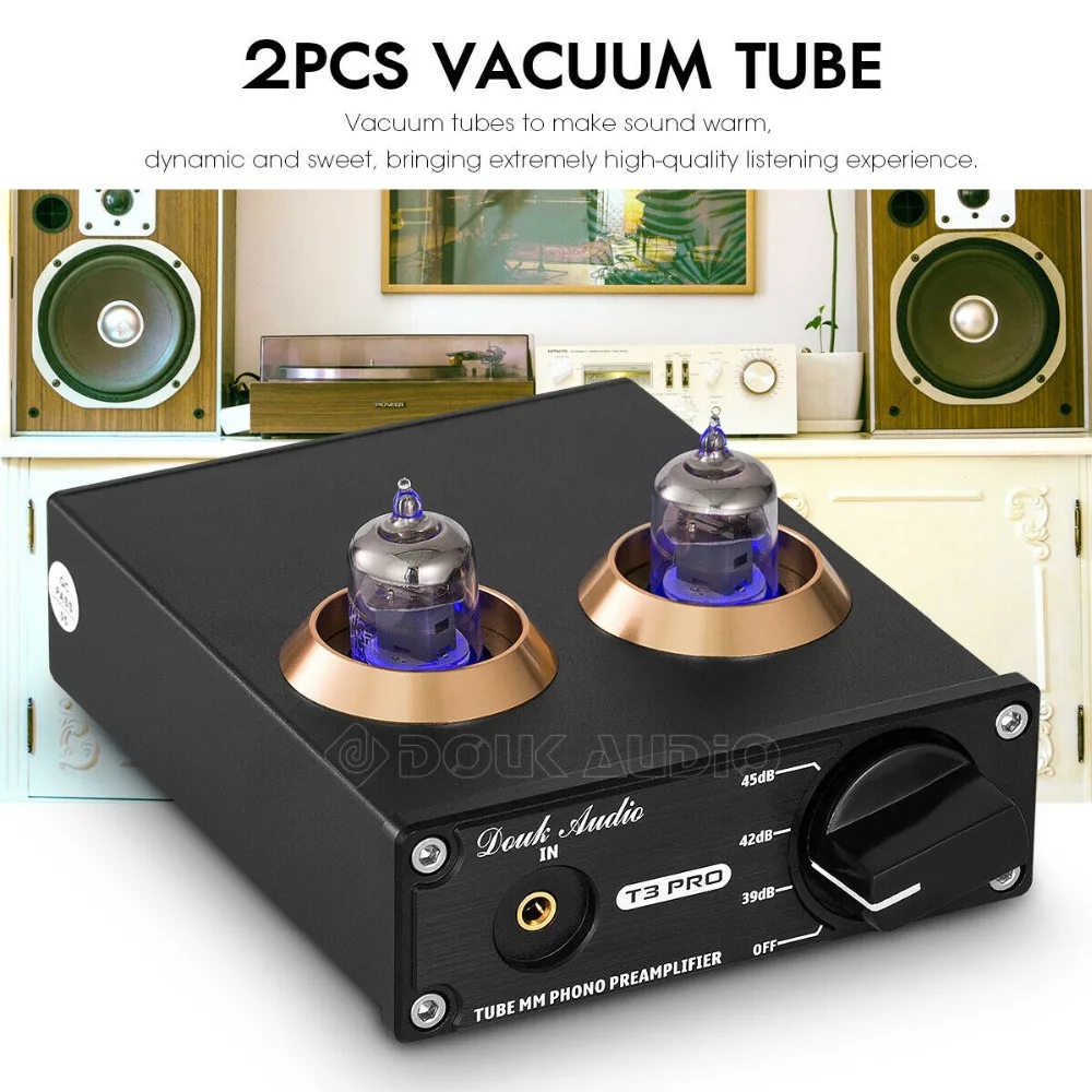 Nobsound мини HiFi мм фонокорректор проигрыватель предусилитель стерео звуковая вакуумная трубка предусилитель