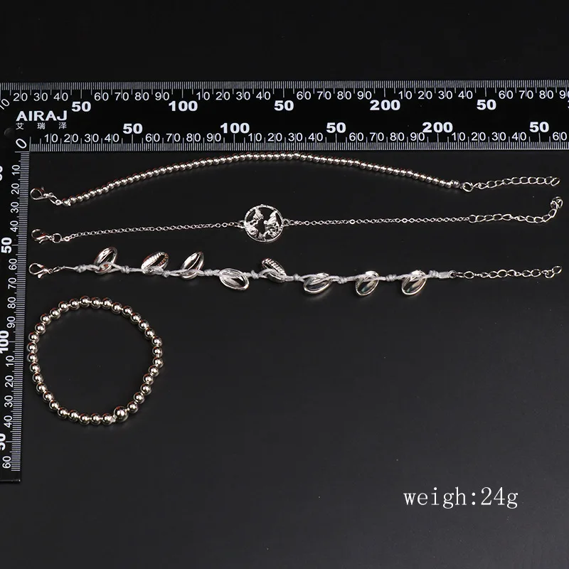 Женская Серебряная цепочка в стиле бохо ручная работа геометрические цепочки