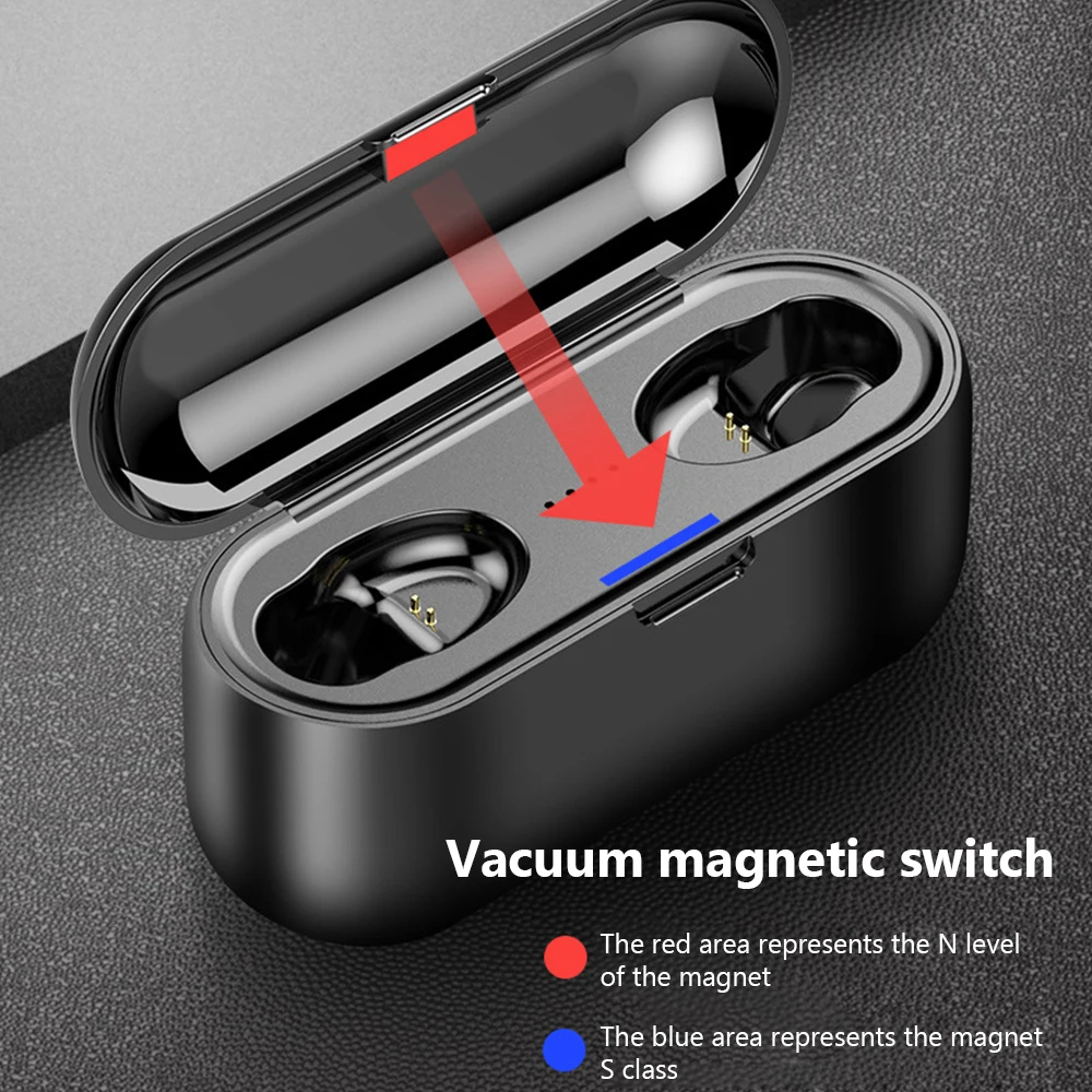 Bluetooth 5 0 Беспроводная спортивная водонепроницаемая гарнитура с 2000 мАч|Наушники и