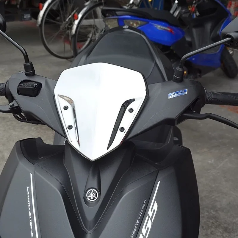 Ветровой дефлектор из углеродного волокна для мотоциклов Yamaha NVX155 AEROX|Наклейки на