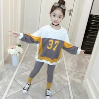 kids girls clothes sets long sleeve sweatshirt children clothing spring autumn sport suits 4 5 7 8 10 12 years baby girl clothes