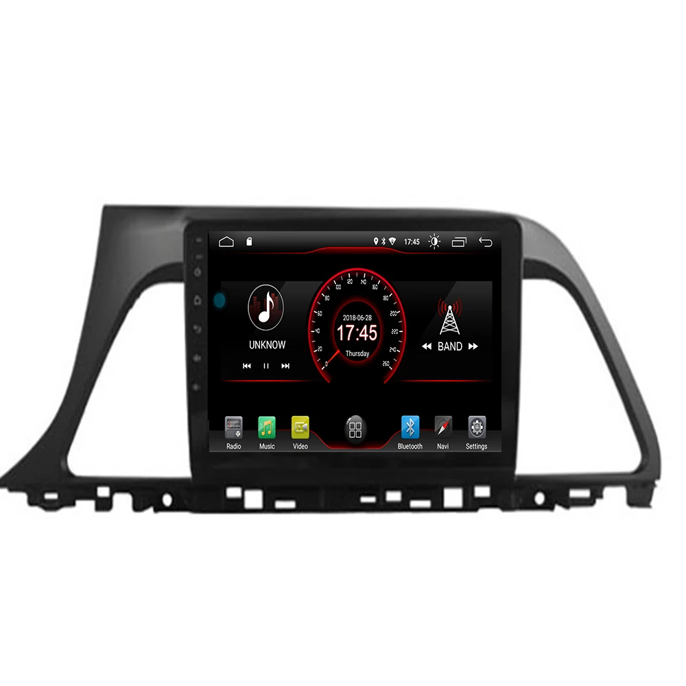 baratas Novo Chegando! Android 10 2.5d Carro Dvd Para Hyundai Sonata 2015-multimídia Gps Rádio Estéreo Navegação Mapa Câmera