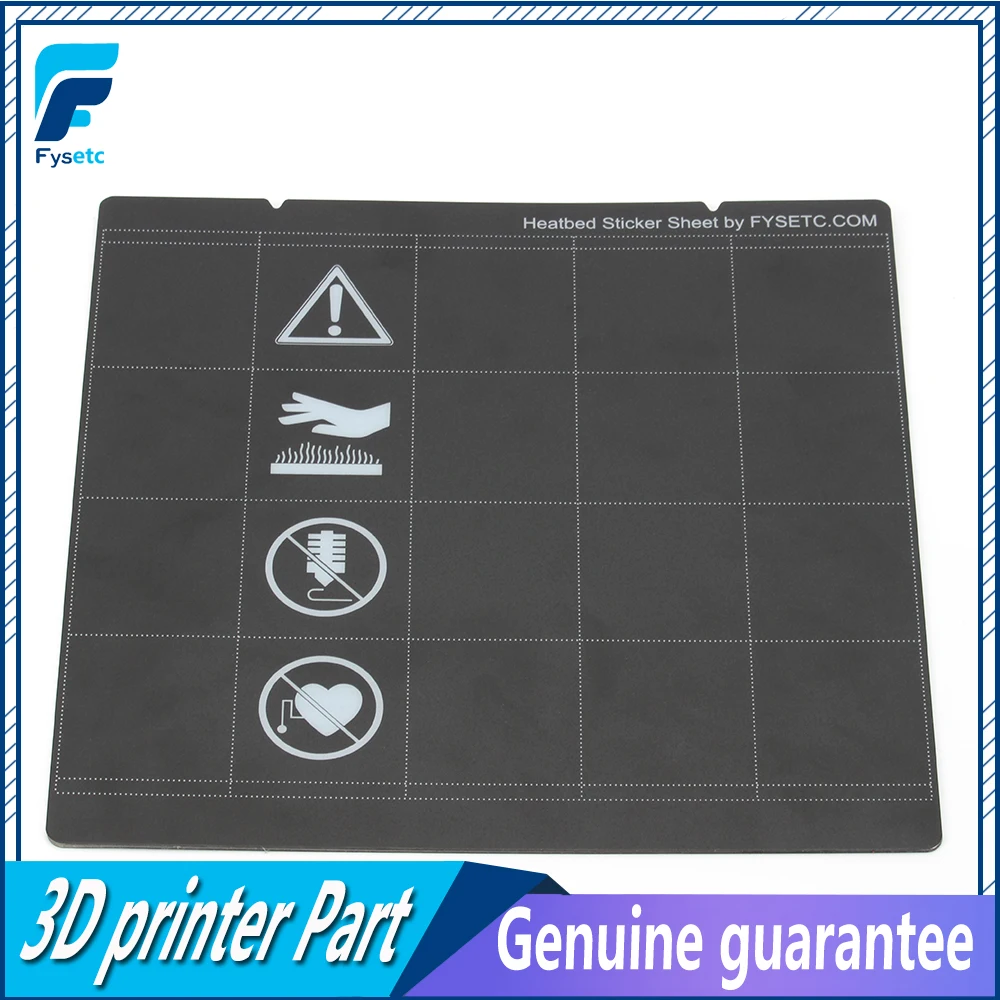 5 шт. Prusa i3 MK3 MK52 лист термокровать Платформа Черный 3D принтер Buildplate стикер для Mk3
