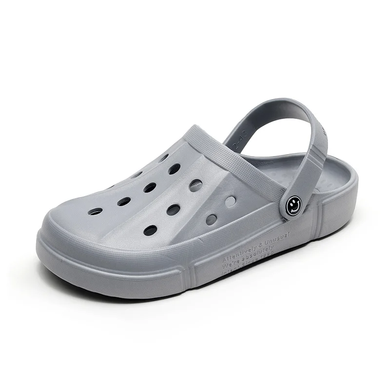 

BRKWLYZ NEW Men's Summer Sandals Beach Sports 2020 Women's Slip-on Slippers Female Male Solid color Garden Slipper