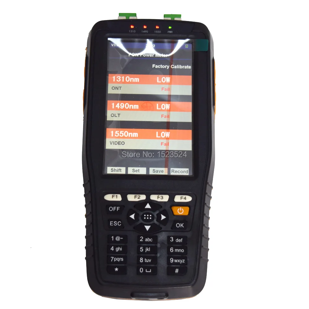 TM70B Handheld PON Fiber Optical Power Meter 1310/1490/1550nm
