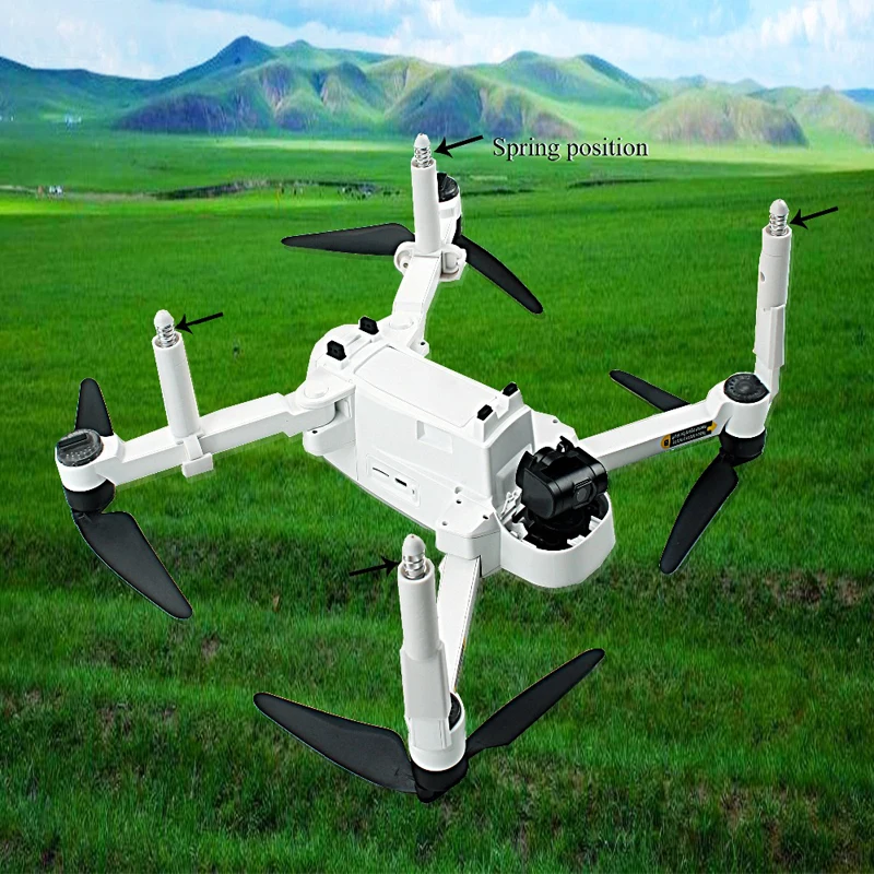Шасси для Hubsan H117S zino увеличенная подставка и складное лезвие запчасти