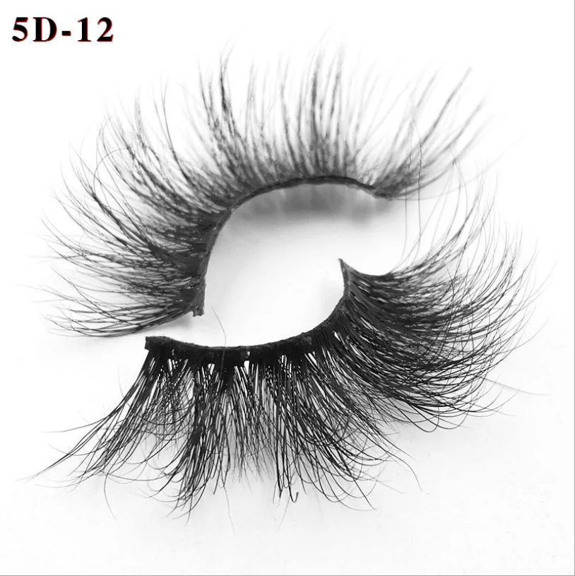 5/7/10 пар натуральные длинные ресницы из искусственной норки 25 мм|Накладные