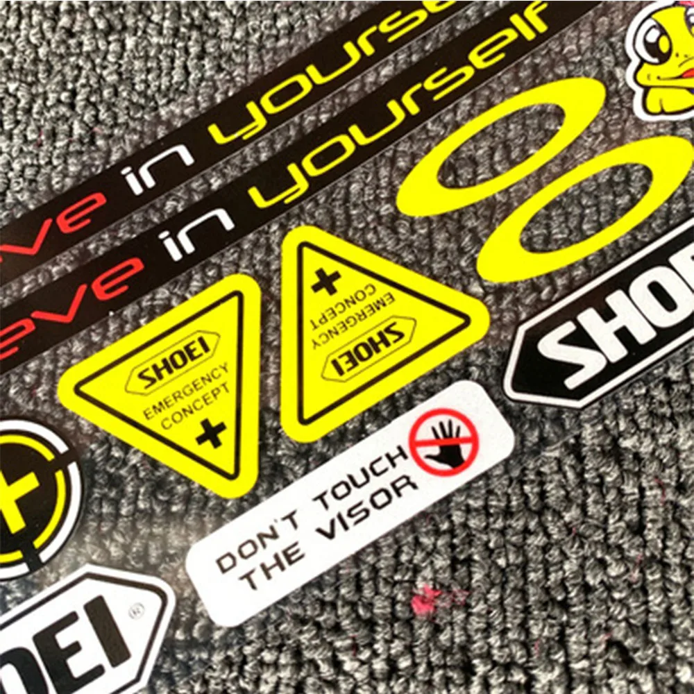 Светоотражающие наклейки для AGV SHOEI HJC Arai LS2 EVO JDM3M стильная наклейка автомобиля