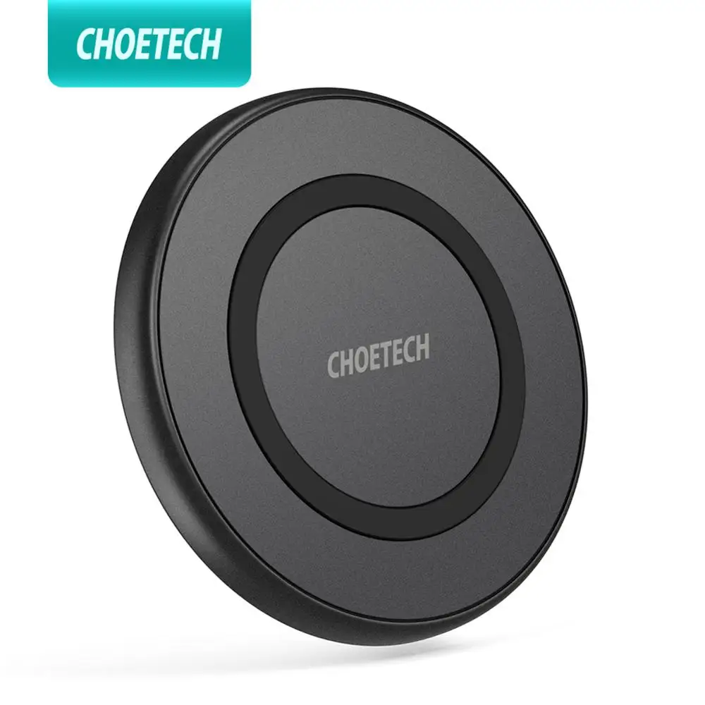CHOETECH 10 Вт Qi Беспроводное зарядное устройство для iPhone 12 X Xs Xr 8 быстрая Беспроводная