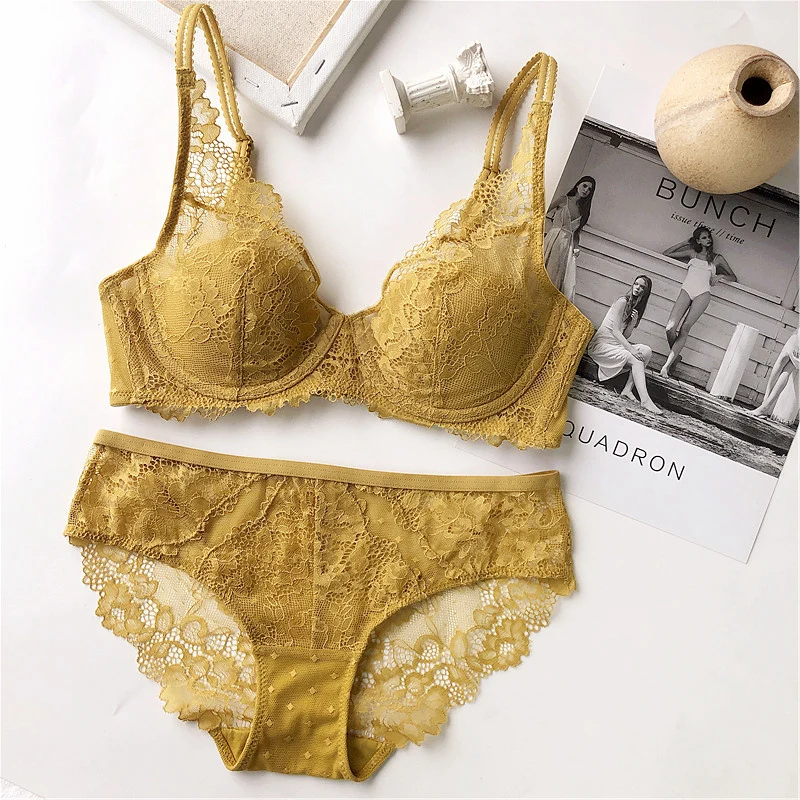 Новое поступление кружевной комплект с бюстгальтером нижнего белья женские