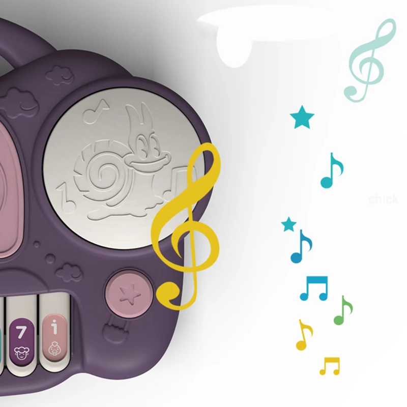 

Quick delivery Baby Piano Telephone Drum Toys Music Light Newborn Electronic Education Story Machine China content