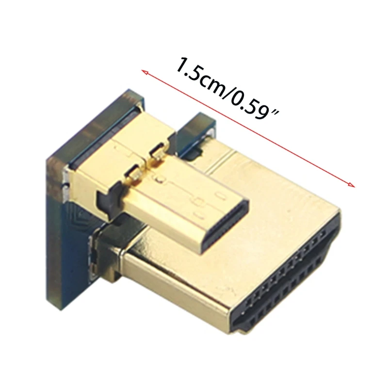 

New Pastall HDMI-compatible Adapter for Raspberry pi 4B Female to Micro Male Adaptor Converter High Speed Connector