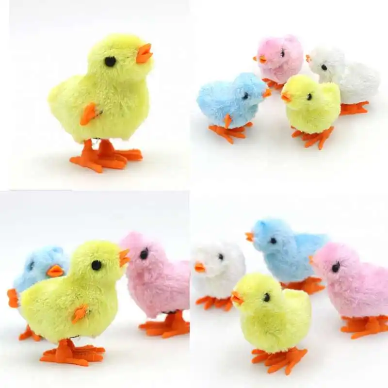 Прыгающие игрушки с часами в виде цыплят Классические для детей четыре цвета| |