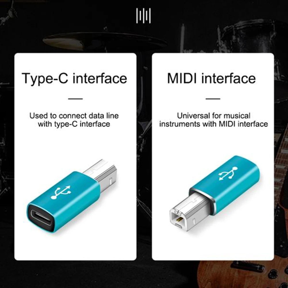 Новейший адаптер USB C мама-MIDI-адаптер C-USB B совместимый с принтерами MIDI
